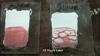 The paintable test: acrylic sealant VS silicone sealant