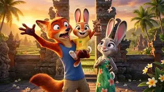 When Fox Dad Takes His Bunny Family to Bali 🦊🐰 Unexpected Accident Changed Everything
