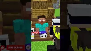 Gojo + Herobrine Team Up 😈 | Noob Aliens Attacked | Minecraft Short