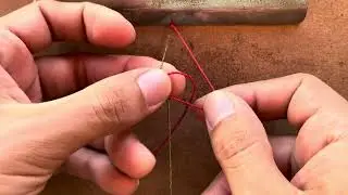 CLASE #2 Nudo Chevrón🧵✨ Macramé para principiantes🌱 #macrame #artesania #guatemala 