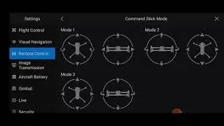 Приложение Autel Explorer. Настройки. Вкладка remote control