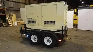 Used- Kohler 54 kW standby (50 kW prime) rated diesel generator set - Stock# 44571001