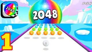 Ball Run 2048 - Gameplay Walkthrough (Android, iOS) Part 1 | Level 1 - 22