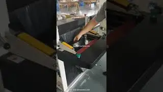Semi automatic shipping bag pouch packaging machine auto link bag forming machine