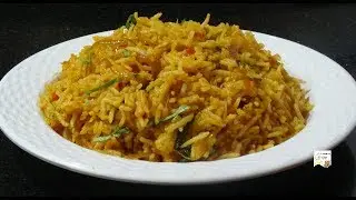 How to make Tomato Rice -  Easy lunch box recipe