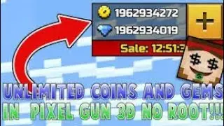How to get free coins & gems in PIXEL GUN 3D (NO HACKS REQUIRED).