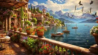 Enchanting Italian Harbour: Serene Ambiance with Relaxing Music - A Visual Retreat