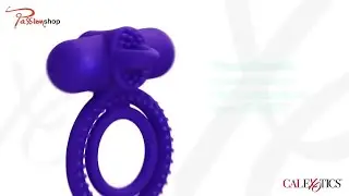 Couple's Enhancers Silicone Rechargeable Dual Massager | CalExotics Demo