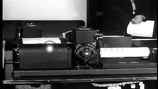 The working of an early photoradiogram or facsimile machine. HD Stock Footage