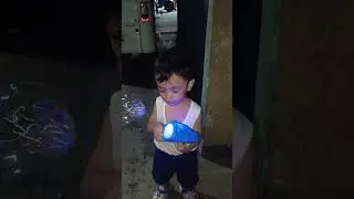 playing bubble machine gun.. #bubbles #machine #happy #baby #prince #jacob #kids #foryou #fyp