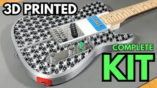Custom 3D Printed Guitar KIT Build! PRINT. BUILD. PLAY.