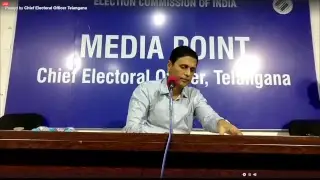 EC Chief Electoral Officer Sh Rajat Kumar Press Meet