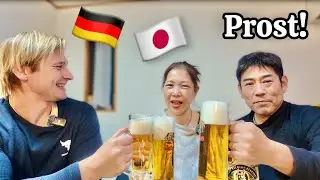 JAPANESE in-laws try German BEER!