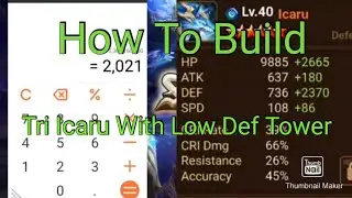 Tri Icaru with Low Def Tower - How to Build