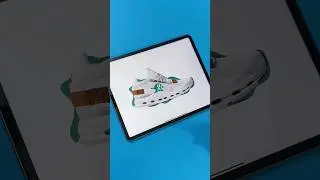 This shoe Animation is makes too Ausome #digital #nasa #procreate #shortvideo