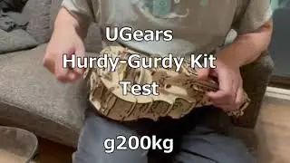 UGears wooden Hurdy Gurdy Kit Test