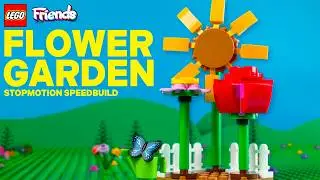 30659 LEGO FRIENDS FLOWER GARDEN // Stop Motion Speed Build