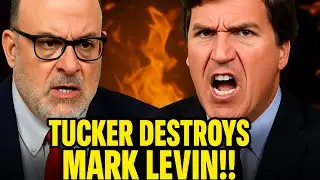 Mark Levin PANICS! Tries to CANCEL Tucker Carlson While His OWN Show CRUMBLES!!