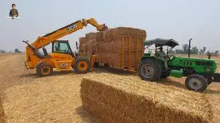 JCB Telehandler 530-110 Loading Straw Bales | JCB Loadall