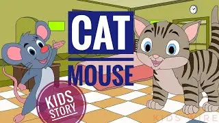 MOUSE AND CAT STORY IN ENGLISH|MORAL STORY|NURSERY STORIES @KIDS WIRE