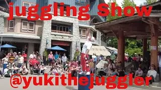 Juggling Show With  @yukiTheJuggler #juggling  #jugglingtricks