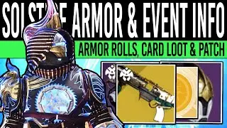 Destiny 2: NEW SOLSTICE ARMOR & EVENT INFO! Stat UPGRADES! New Currencies, Patch Changes, New Titles