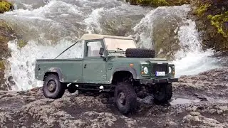 RC4WD Land Rover Defender 1:9 Scale Takes on Iceland's Rugged Terrain!