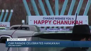Car parade celebrates Hanukkah