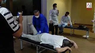 The man was suffering from herniated disc