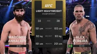 UFC 5 GAMEPLAY - Alex Pereira vs Ankalaev 2  | 4K 60 FPS