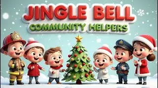 Jingle Bell Community Helpers | Christmas Song About Community Helpers | KidsLearn Nursery Rhymes