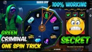 Criminal event free fire || How to get criminal bundle in one spin trick ||