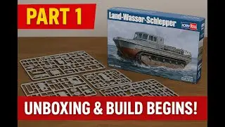 🔧 Land-Wasser-Schlepper 1/72 Build &ndash; Part 1: 📦 Unboxing & 🛠️ Hull Assembly