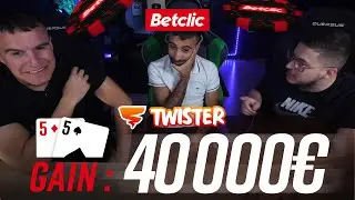 40 000€ EN 7 MINUTES : LE TWISTER DE MUSTAPHA SUR BETCLIC