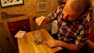 Coin Through Glass Magic Trick Performance Revealed For Free