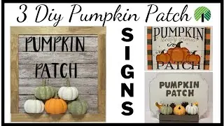 3 Fall Diy Signs/Dollar Tree/Fall Decor 2020