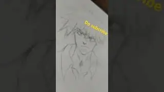 rough sketch of bakugo from shadowyt #shorts #shadowyt #mha
