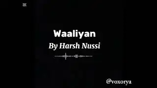 Waaliyan | Harsh Nussi | vocals only #vocalsonly #punjabisongs 