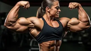 Sarah's muscle growth story - Employee to CEO Journey [ Female muscle Growth ] 