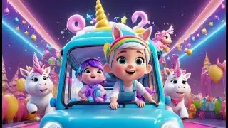 The Unicorns on the Bus | Magical Ride Song for Kids | Sing, Laugh, and Imagine