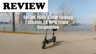 ENGWE Y600 Electric Scooter Review: Real Ride & Range Test 2025