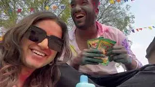Crazy Holi Party Vlog At JLN Stadium | Velle Vlogs