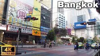 Walk in Bangkok 4K, Explore from MRT Phetchaburi to MRT Sukhumvit ,interesting? Part2