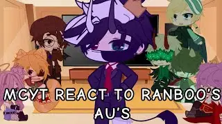 MCYT&rsquo;S react to Ranboo&rsquo;s AU&rsquo;s/ Bad Apple gcmv