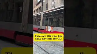 Prague, Czech Republic tram system 24 hours public transport #travel #tram # budget