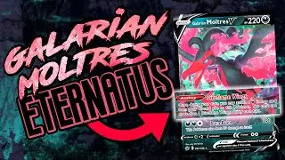 Galarian Moltres V is so good with Eternatus VMAX!