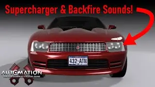How To Add CUSTOM SUPERCHARGER & BACKFIRE SOUNDS On Your Automation/BeamNG.drive Cars!
