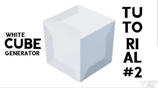 White cube generator (tutorial # 2)| Cubination /roblox