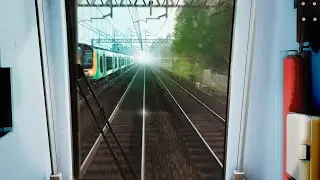 [ASMR Cab View] Relax & Study with a Calm Train Ride | UK Class 350 | TSW6 | #184