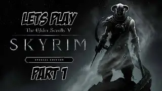 Lets Play The Elder Scrolls V: Skyrim - Part 1 with facecam and commentary